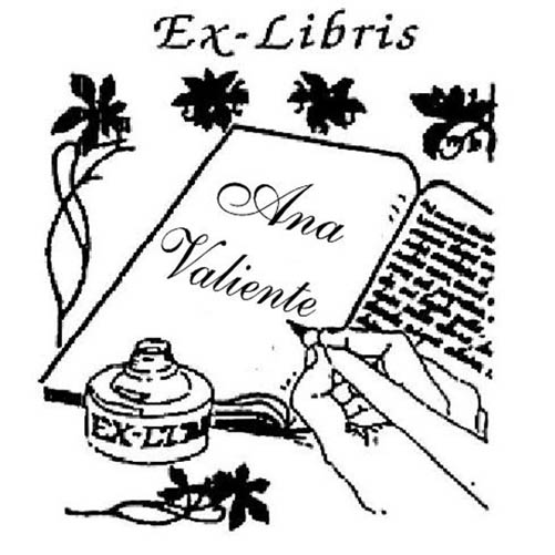 Ex-libris - diseño 13 - Mayju