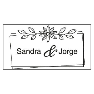 lacre 15 rectangular pequeño